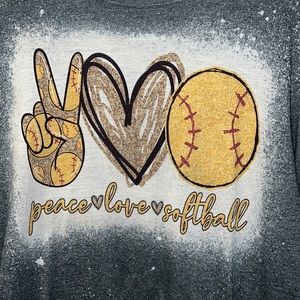 Size Medium softball T-shirt